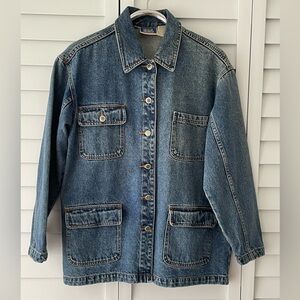 Vintage Bill Blass Boxy Denim Jacket - M
